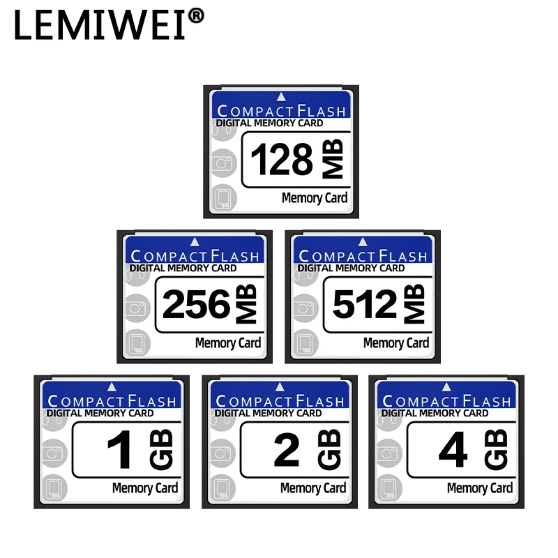 카메라용 진짜 Lemiwei CF 카드 스토리지, 오리지널 메모리 카드 Class10 컴팩트 플래시 카드, 512MB, 2GB, 4GB, 8GB, 16GB, 32GB, 64GB CF 카드