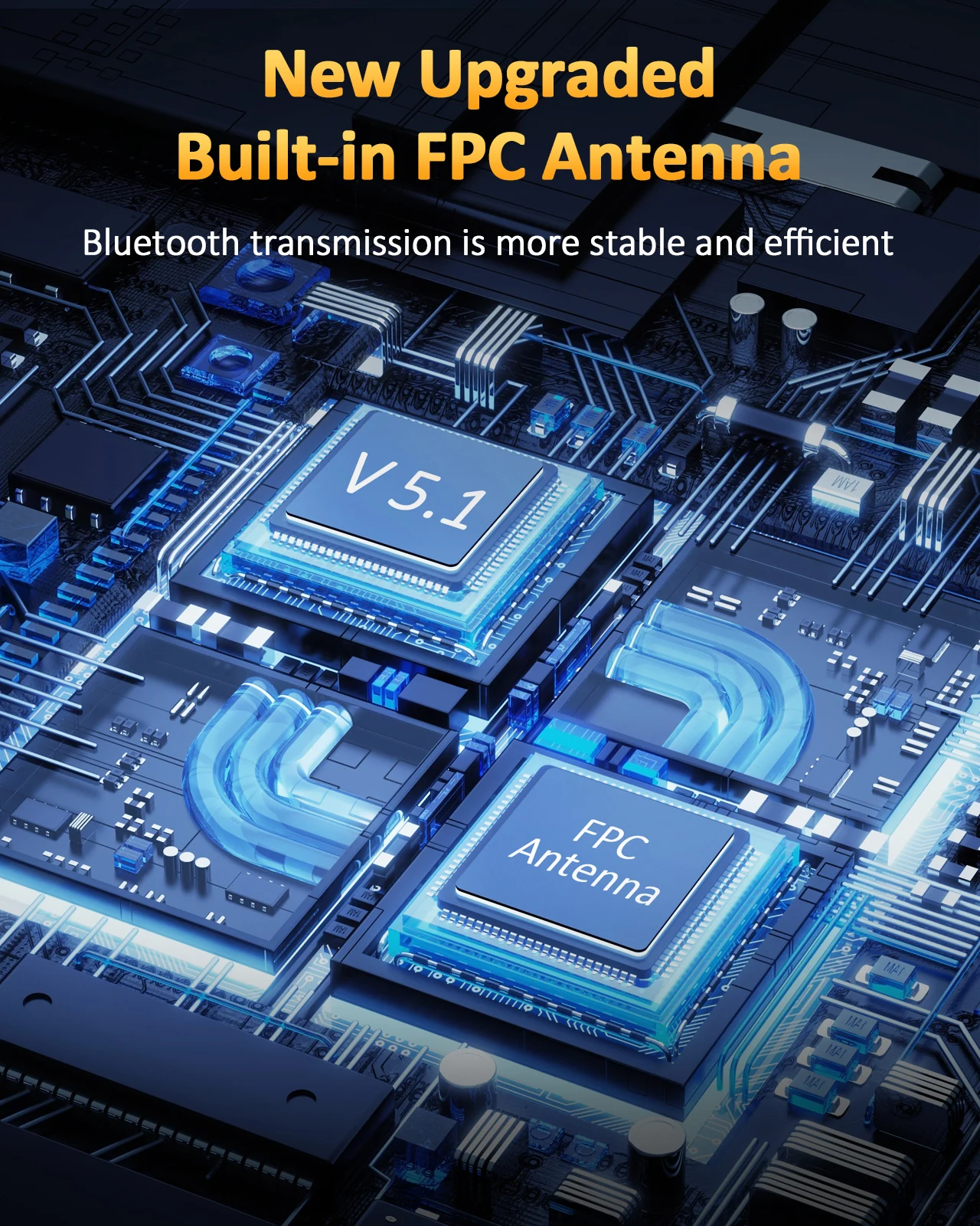 ZEXMTE 5.1 USB بلوتوث محول للكمبيوتر ويندوز 11/10/...