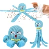 Octopus Soft Plush Toy Dogs Voice Plush Toy Interactive Dog Chew Toys Plush Stuffing Pet Supplies Dog Toys for Small Medium Dogs 2