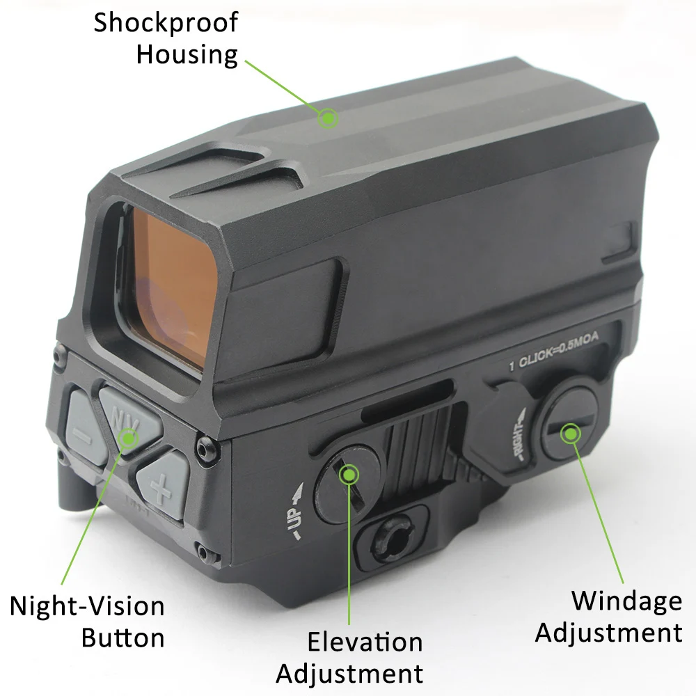 Description Picture 5 of itemTactical Optics Gen II Holographic Red Dot Sight 3X Magnifier for Hunting Dynamic Close Quarters Combat with Full Marking