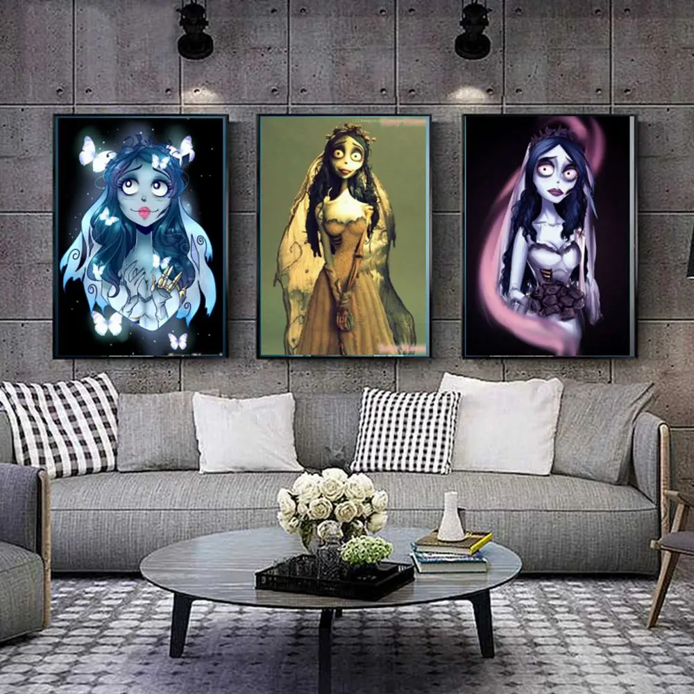 5D diy Diamond Painting Coraline Movie Poster Full Diamond Mosaic Picture  Cross Stitch Kit Living Room Decor Home Decor - AliExpress