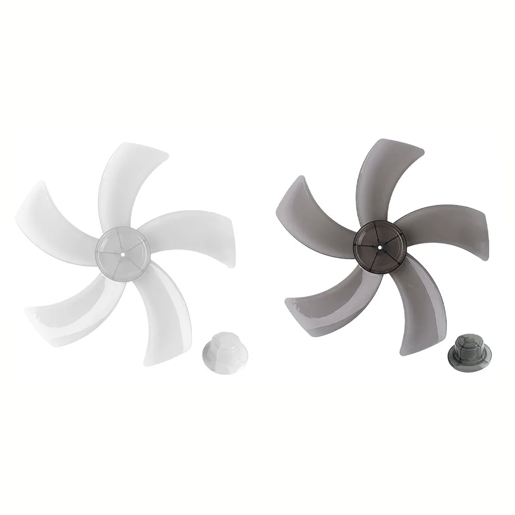 12inch Plastic Fan Blade Five Leaves With Nut Cover For Pedestal Fan For 12