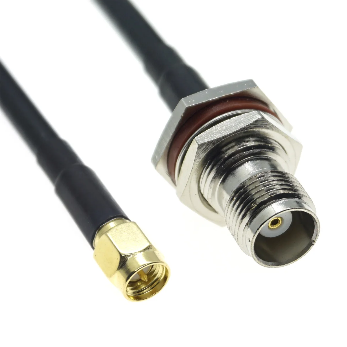 

15CM 30CM 50CM 75CM 100CM 1M 2M 3M SMA male Plug to TNC Female Bulkhead connector RG58 RF Coaxial Cable Antenn Wifi Coax jumper