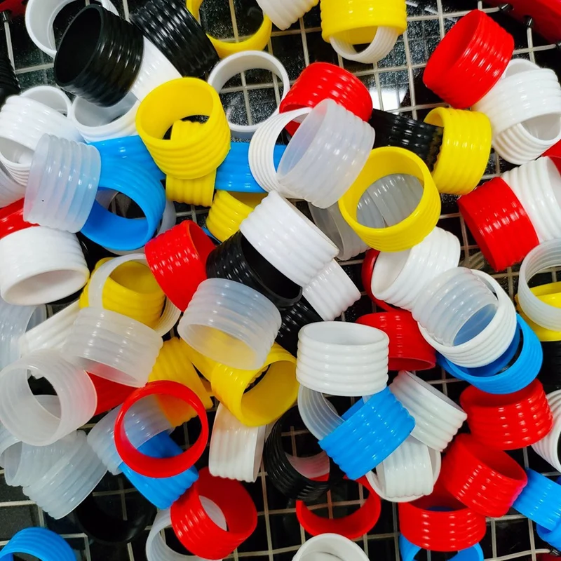 Silicone Racket Grip Badminton Tennis Racket Sealing Ring Sweat-Absorbent Belt Fixed Silicone Ring