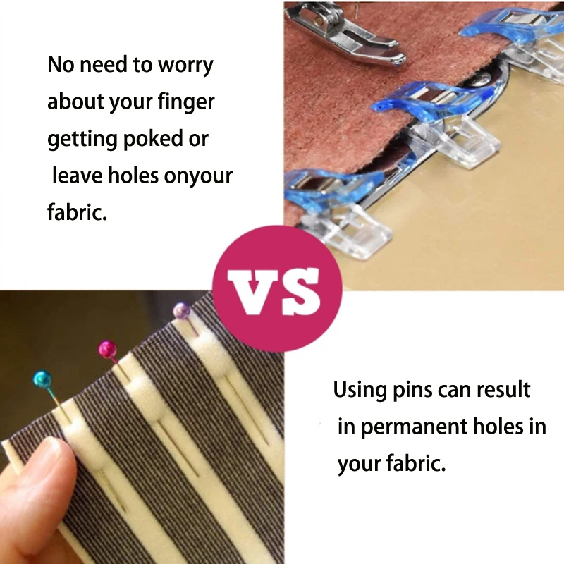 Sewing Clips Plastic Clips 25-50pcs Fabric Quilting Craft Sewing Knitting Clips For DIY Patchwork