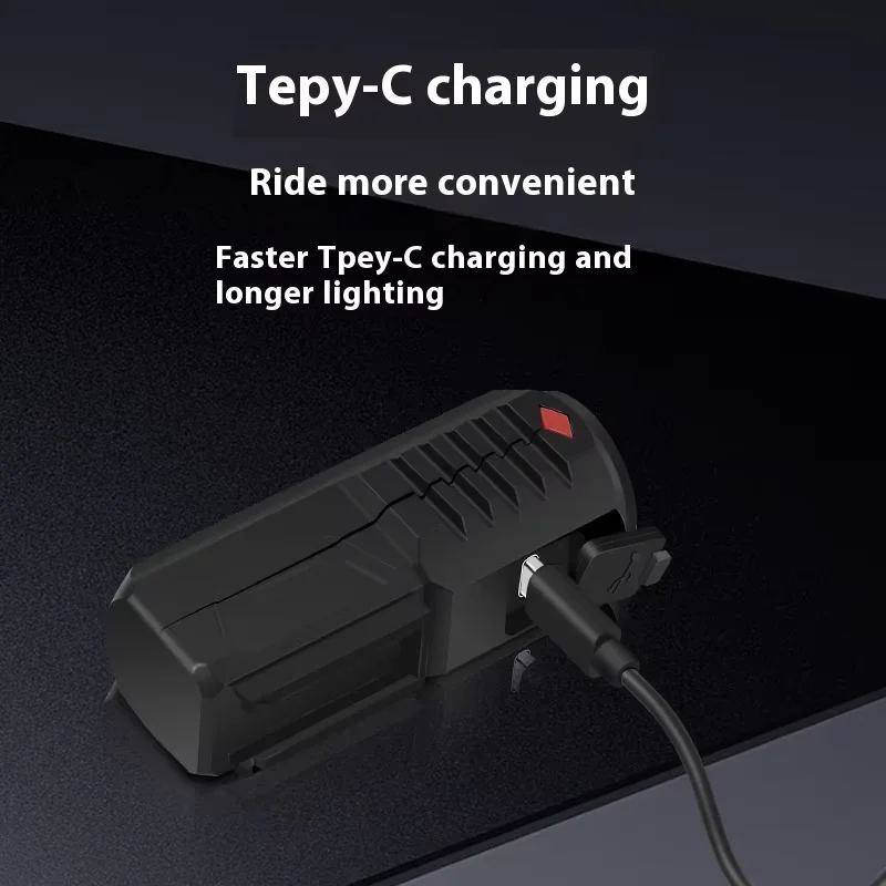 مصباح LED فائق السطوع USB لركوب الدراجات في الهواء...