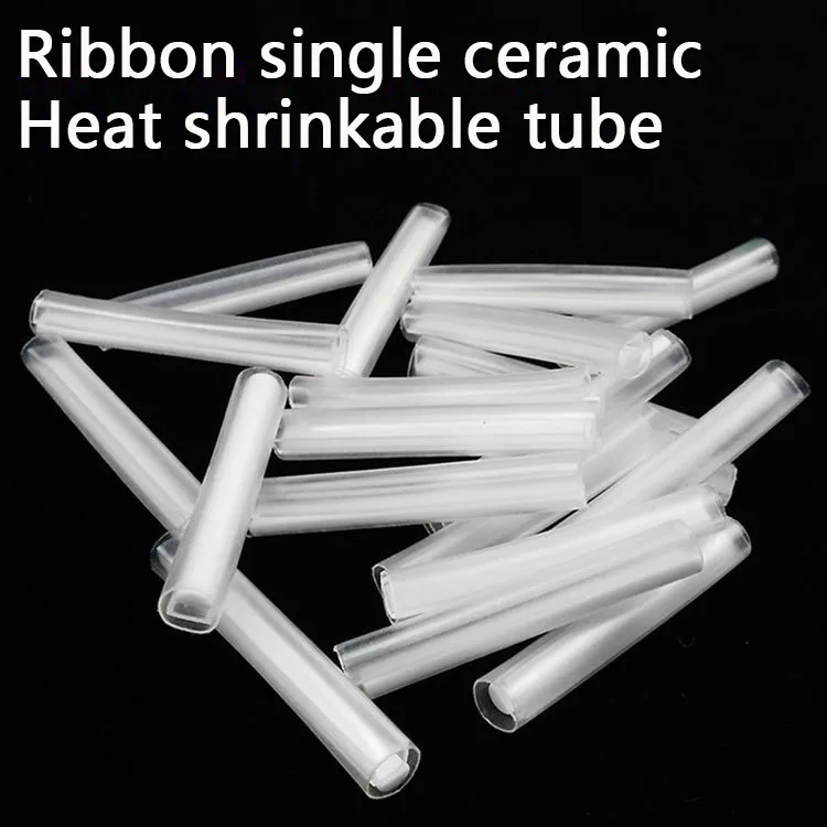 

Ribbon double ceramic light heat shrink tube 40MM ceramic needle bare optical fiber hot melt butt joint protective sleeve