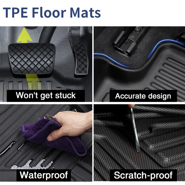 Use For Rhd Kia Seltos Car Allweather Tpo Floor Foot Mat Full Set Trim To  Fit For Kia Seltos Waterproof Floor Mat Kia Seltos Mat - Floor Mats -  AliExpress