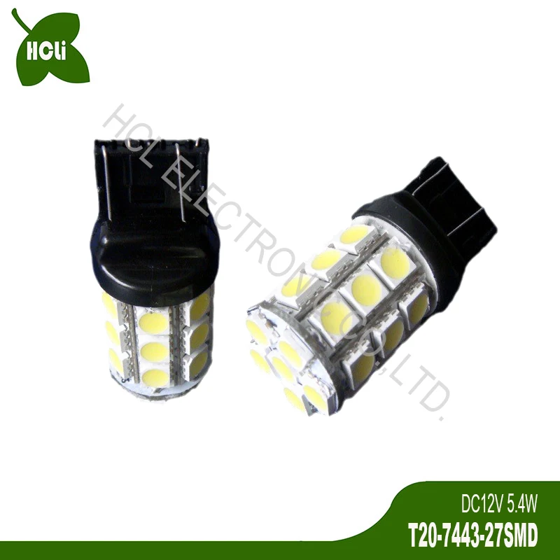 

Hot Sales 12V 5W T20 W21/5W W21W 7443 7440 Car Led Bulbs Reverse Lights Turn Signal Stop Light Rear Fog Lamp free shipping 5pcs