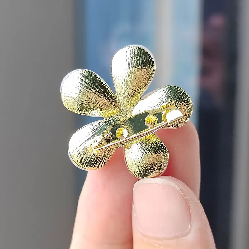 Homeilteds Gouden Vis Broches Voor Vrouwen Dier Rhinestone