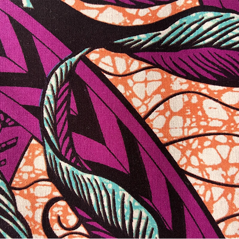 cotton Holland fabric real wax high quality Africa Nigeria Ghana style Ankara fabric African clothing wax print 6 yards