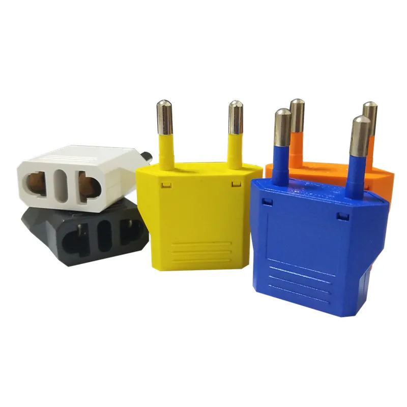 1 Pz Eu Euro Kr Plug Adapter Us To Eu Plug Adapter Travel Kr Eu Adapter Electric Eu Kr Plug Converter Prese Di Corrente Ac Outlet