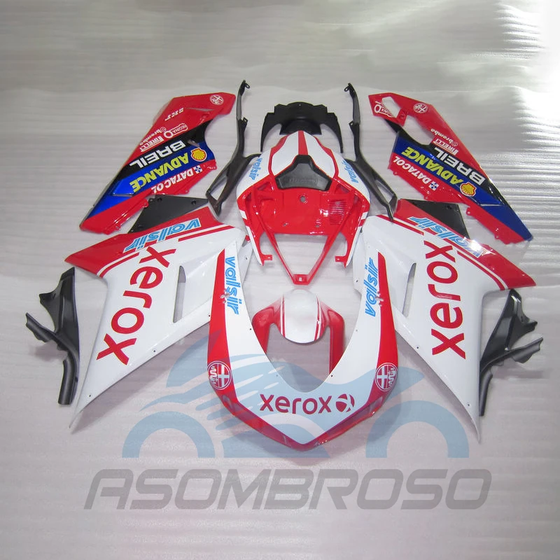 

For Ducati 848 1098 1198 1098s 1198s Motorcycle Fairing Kit ABS Plastic Full Body Racing Bike Cowling Motorcycle Fairings