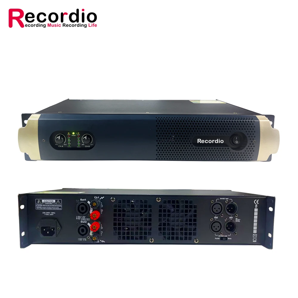 

GAP-D1220 Digital Amplifier Professional 1000W 2 Channels Powerful Amplifier For KTV Stage Concern Church