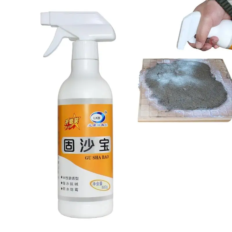 

500ml Sand Fixing Agent Spray Sealant Paste Coating No Pounding Brick Leakage Wall Protection Invisible Wall Repair Glue