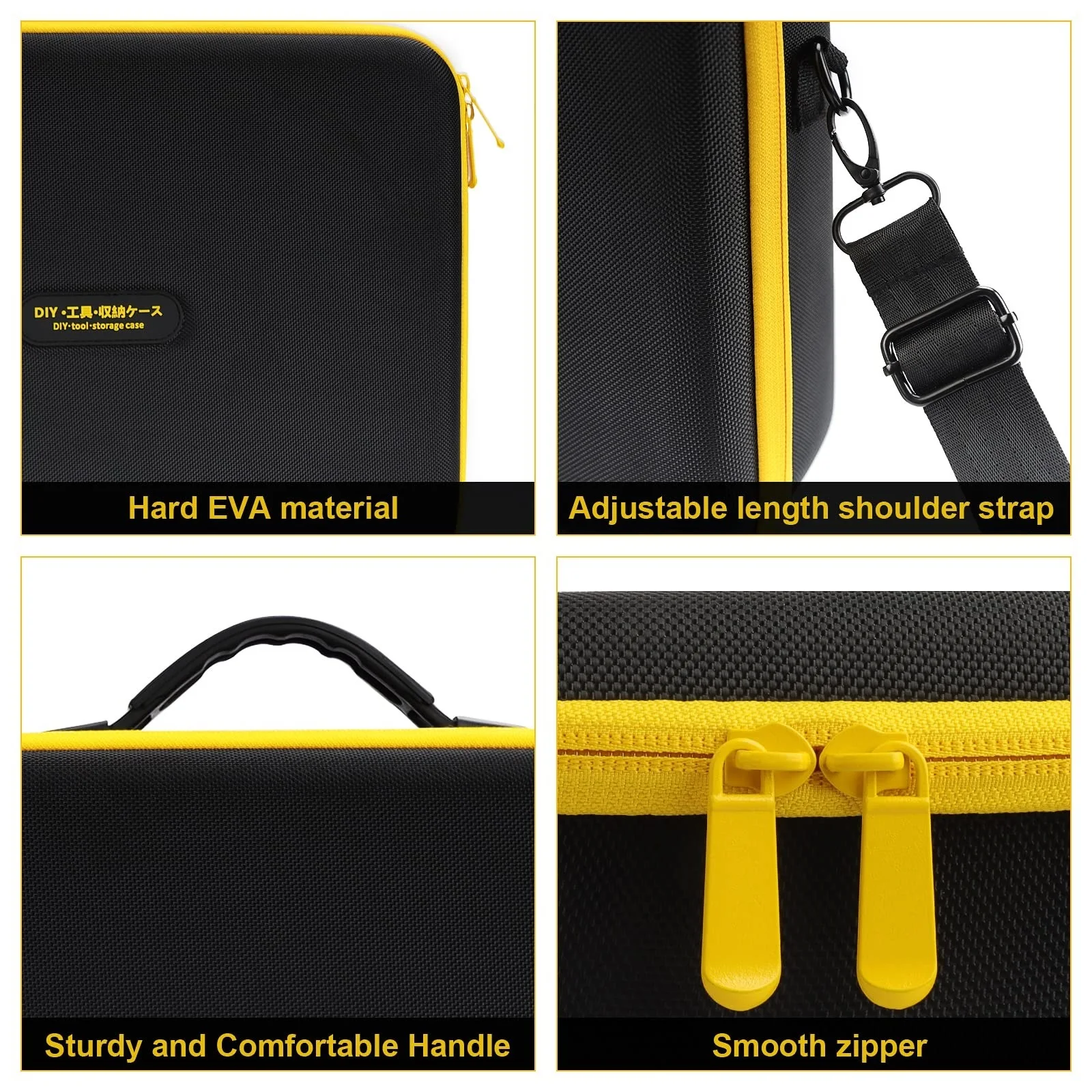 Portable Power Tool Battery Storage Case Waterproof accessories box For DEWALT ect batteries store carry Can partition Waitley