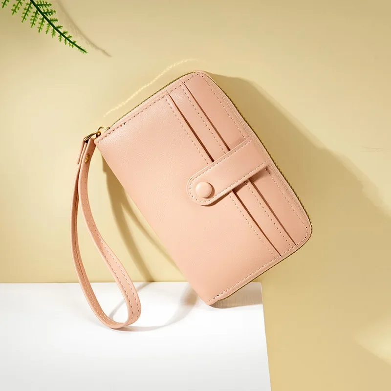 

New Fashion Retro Everything Small Trend Women's Short Retro Simple Two Fold Purse Zipper Purse