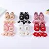 Spring Autumn Soft Sole Baby Shoes Hairband Set Baby Shoes 0-1Year Old Newborn Princess Rose Flower Dress Shoes Birthday Gift 1