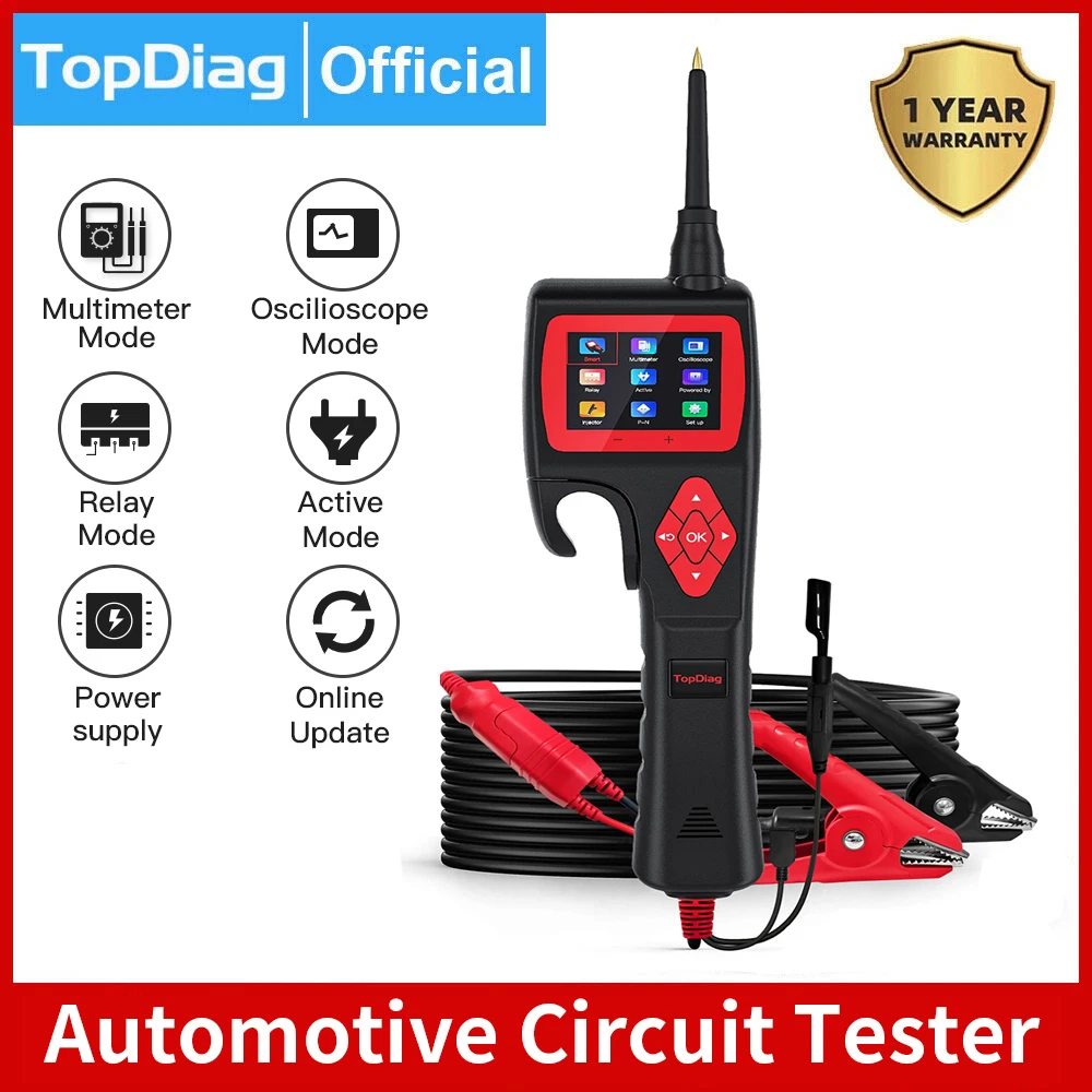 Topdiag P200 Power Scan Car Electric Probe Pen Circuit Tester
