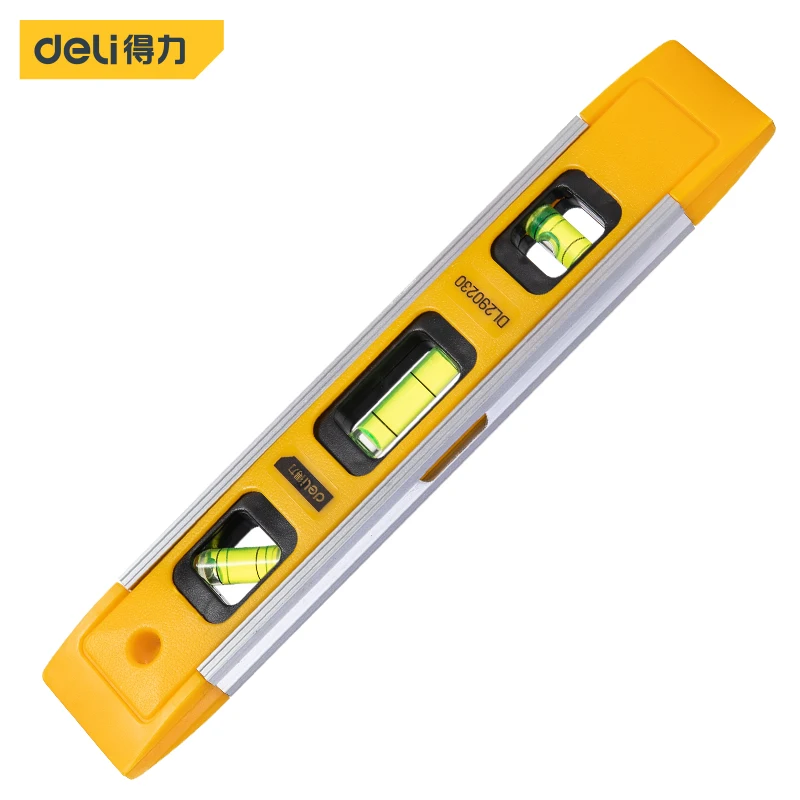 1PC Level Ruler High Precision Strong Magnetic 3 Bubble Level Meter Mini Inclinometer Level Measuring Instrument Household Tools