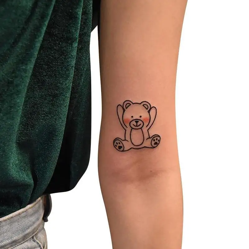 Simple Bear Tattoo Designs