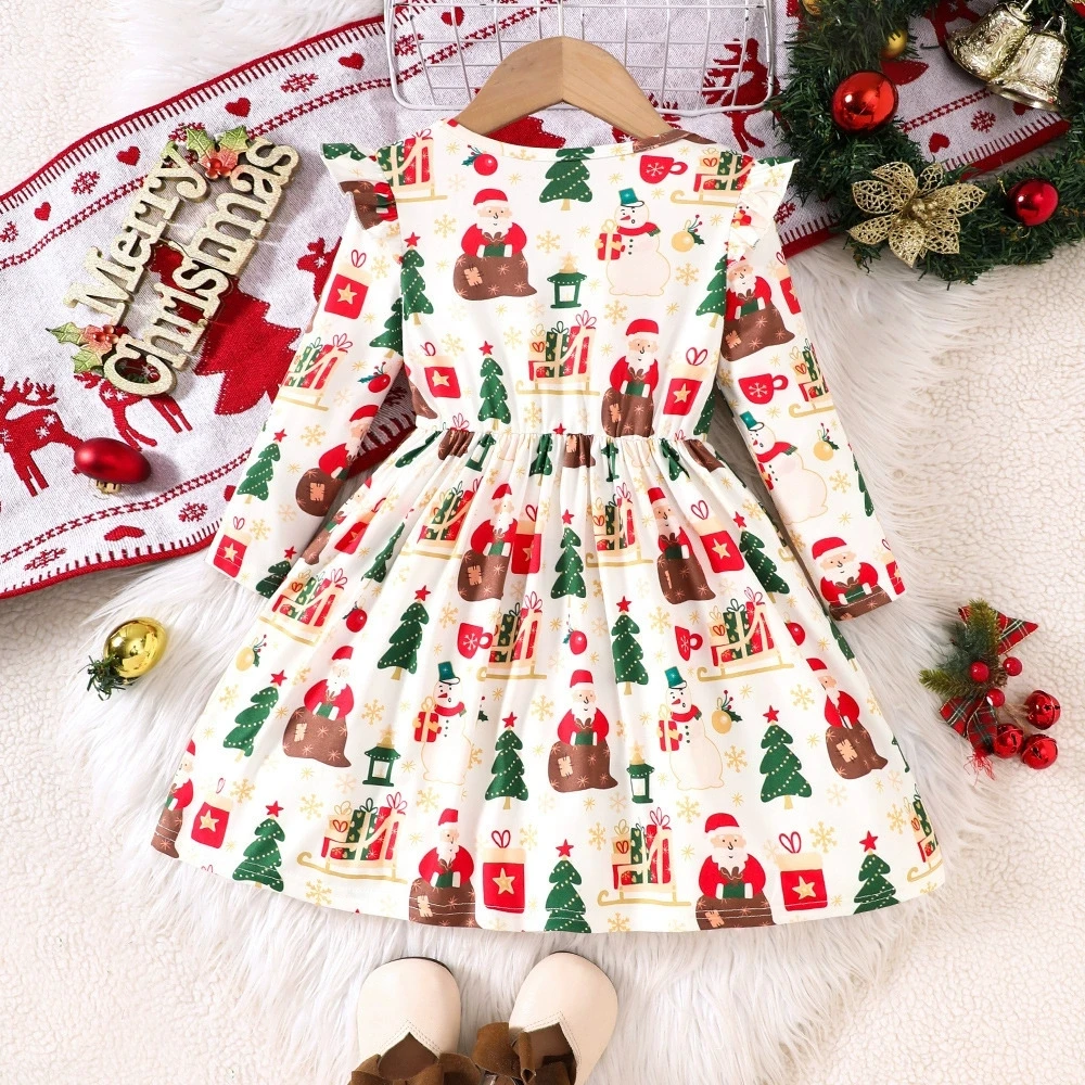 2025 Baby Girls Dress Winter Outfits Children Clothing Kids Girls