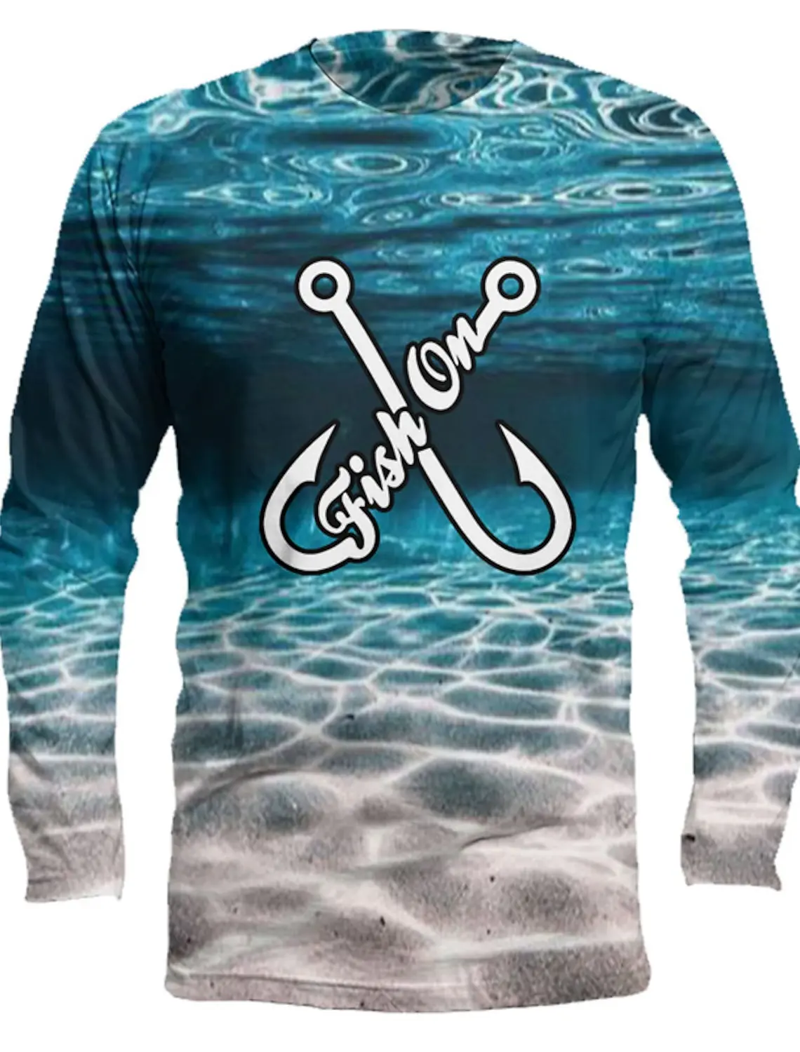 Aqua Design Chemise de pêche à manches longues et poches zippées pour