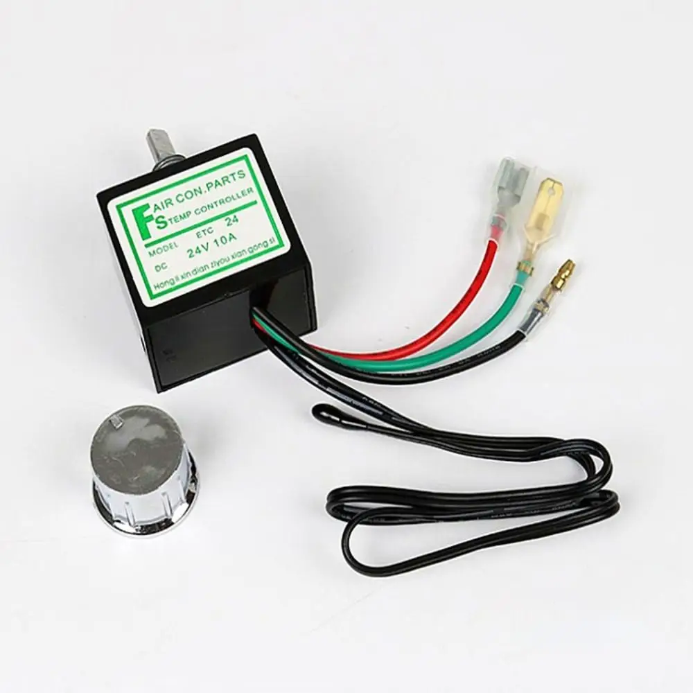 Termostato per Aria Condizionata Auto in ABS, Accessorio Auto, Termostato Elettronico A/C 12V/24V, Controllo della Temperatura - Image 4