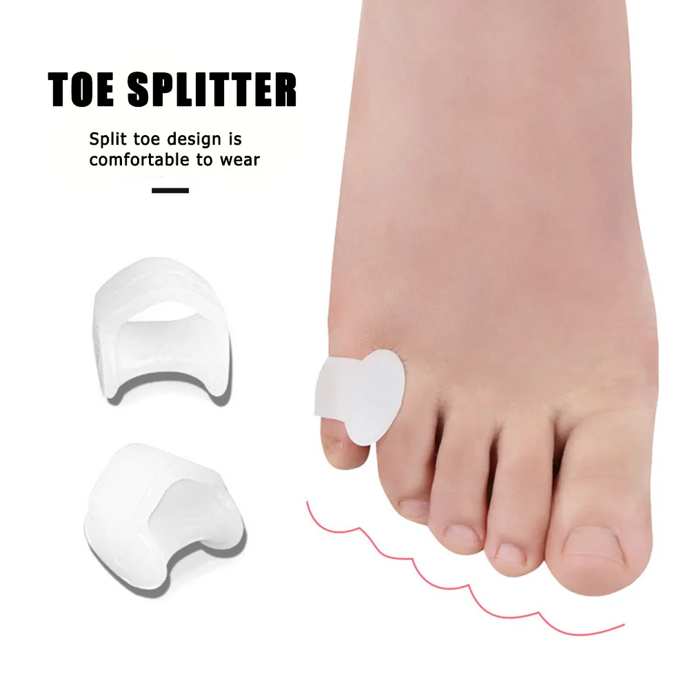 Foot Care Bunion Hallux Valgus Correctors 1 Pair Little Toe Thumb Separators Orthotics Protector Bones Overlapping Pedicure