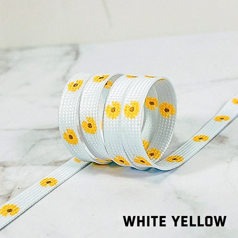 Neue 1 Paar Seil Schnürsenkel Blumen Schnürsenkel für Sneakers Strap Sport Schnürsenkel für Schuhe Zubehör – Detail 9