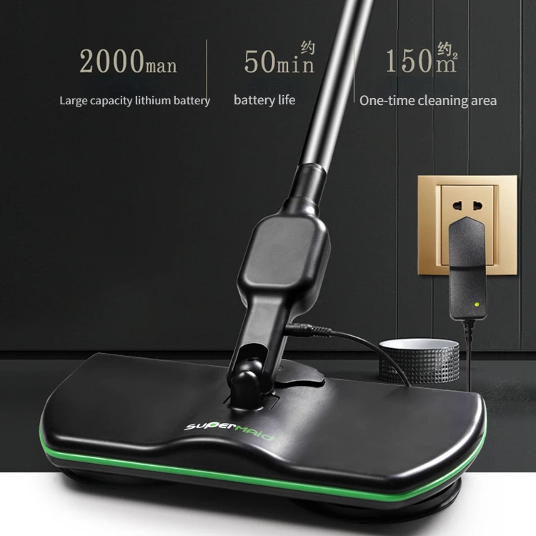 TVNew prodotto Super Maid Wireless Electric Rotary Mop pulizia e ceretta  spazzatrice elettrica multifunzionale