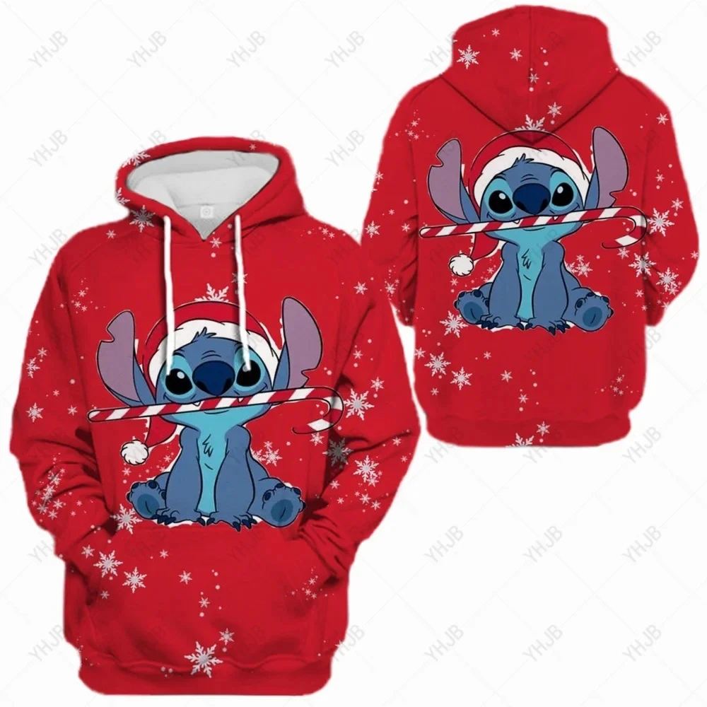 Moletom masculino e feminino dos desenhos animados da Disney, Lilo e Stitch, Impressão 3D Legal Infantil, nova moda, esporte cas