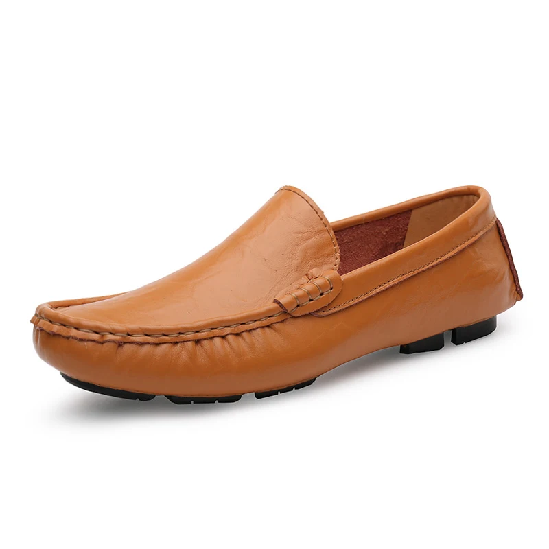 

Genuine Leather Shoes Men Comfortable Classic Loafers Man Zapatos De Hombre Luxury Brand Flats Fashion Mens Soft Casual Loafers