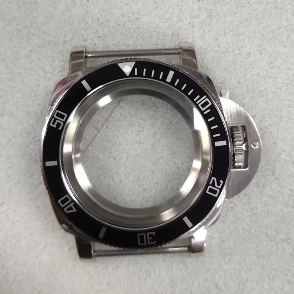 

NH35 часы с прозрачным нижним кольцом из нержавеющей стали 316L, часы из нержавеющей стали для NH35/NH36/4R/7S