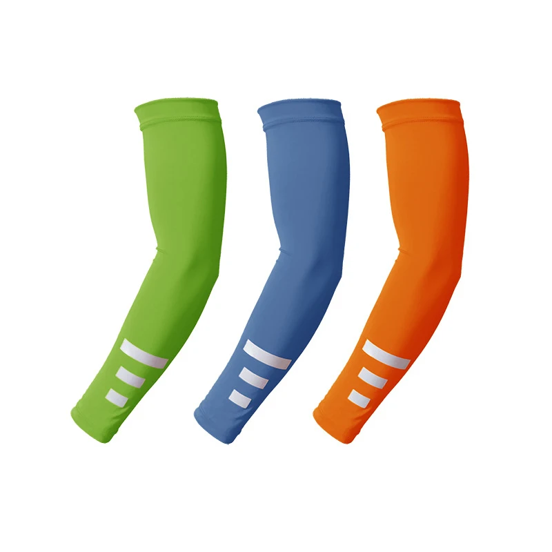 

Summer Men Women Ice Silk Motorcycle Arm Sleeve Reflective Night Running Riding Sleeves Outdoor Sunscreen Sport Riding Arm Cover