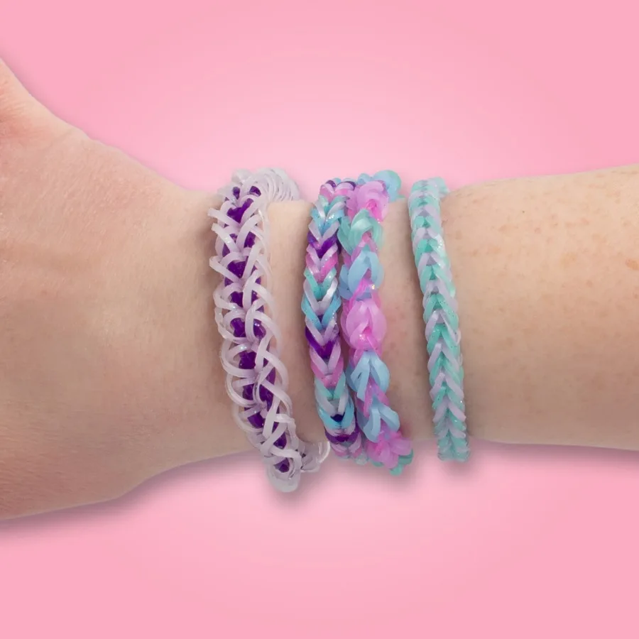 Sparkle Pop DIY Bracelet Kit with 7000 Rubber Bands