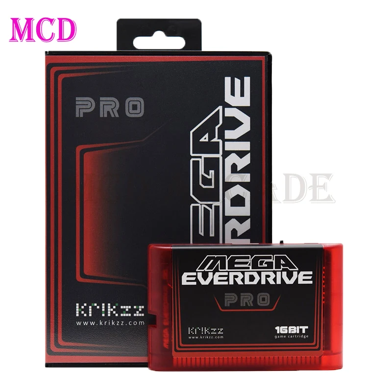 Mega Everdrive Pro Sega Md Flashcard Supporto Genesis/32X/Nes */Master System/Mega-Cd 16Mb Psram E 1Mb Sram Memory Rom Istantanea