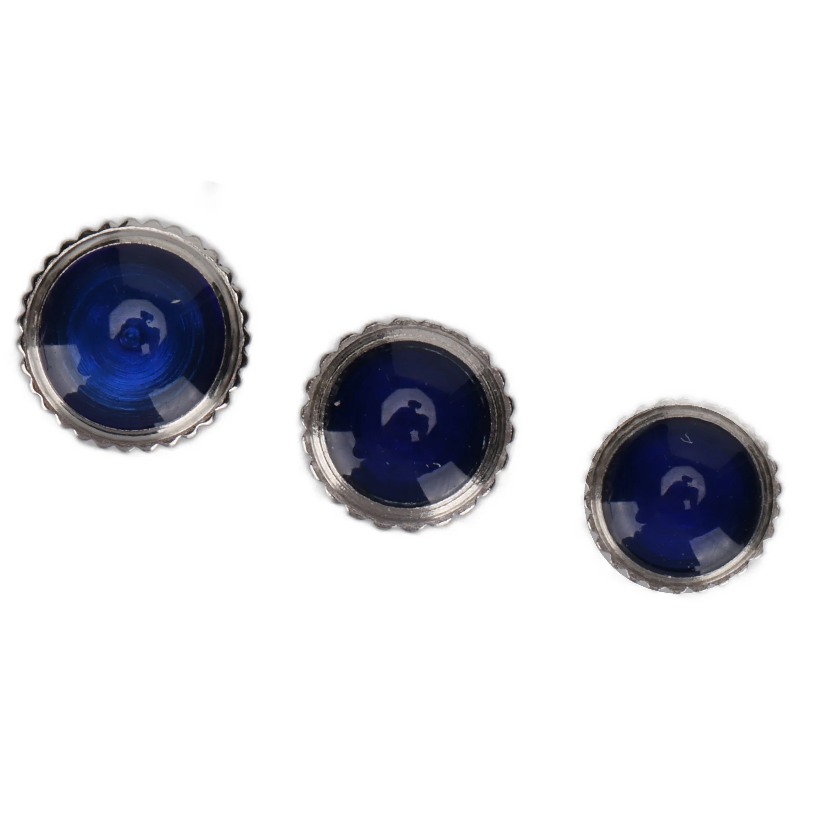 Watch Crown Parts Steel Blue Balloon Replacement Watch Crown Buttons Assortment Parts