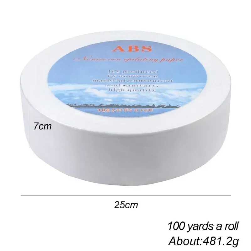 7*100 Hair Removal Wax Paper Nonwoven Body Cloth High Quality Leg Arm Hair Removal Epilator Wax Strip Paper Roll Depilating Tool 6