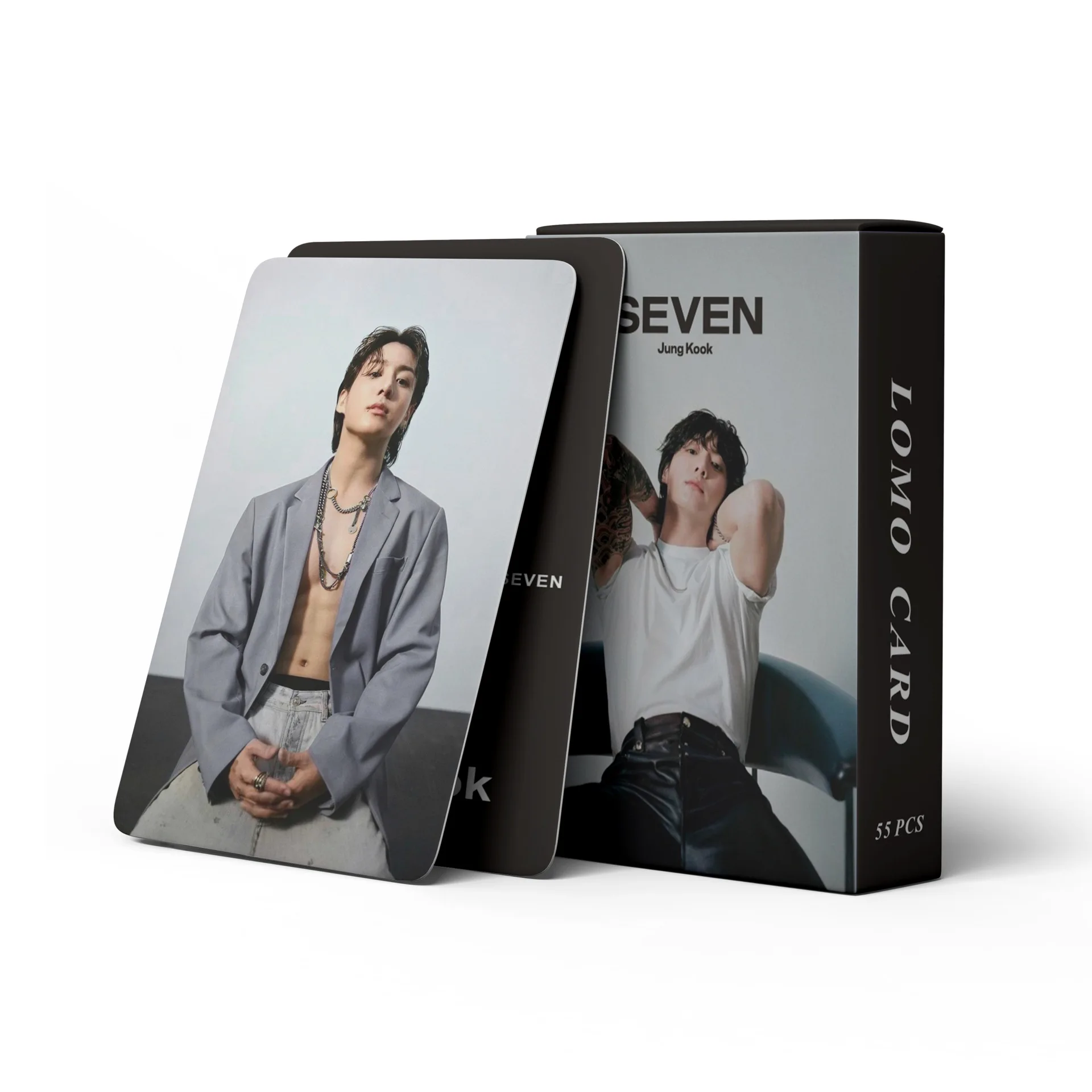 Photocards Collection 55Pcs/Box Kpop Seven Jeon Jung Kook Solo Photocards Lomo Cards