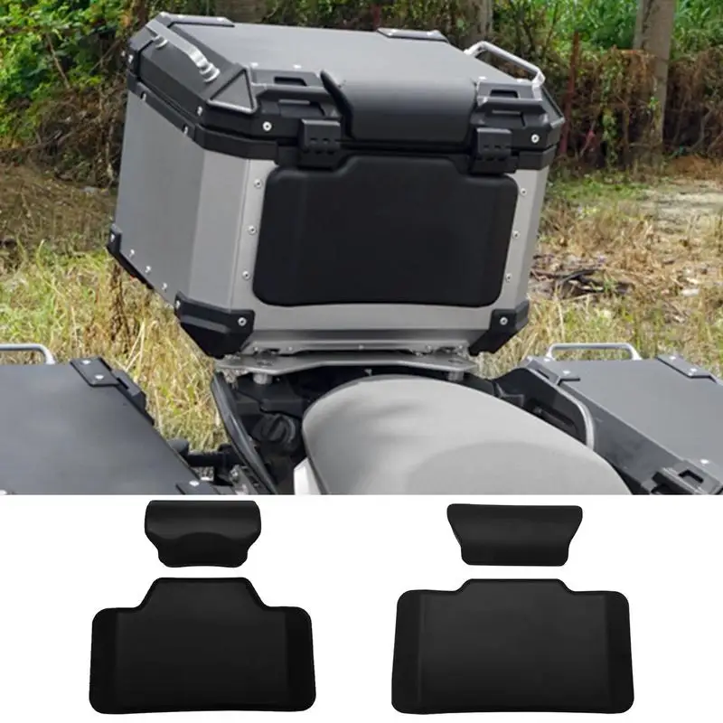 Motorcycle Trunk Cushion Motorcycle Backrest Pad Sponge Anti-shock Rear Passenger Trunk Luggage Case Aluminum Alloy Tail Box Mat