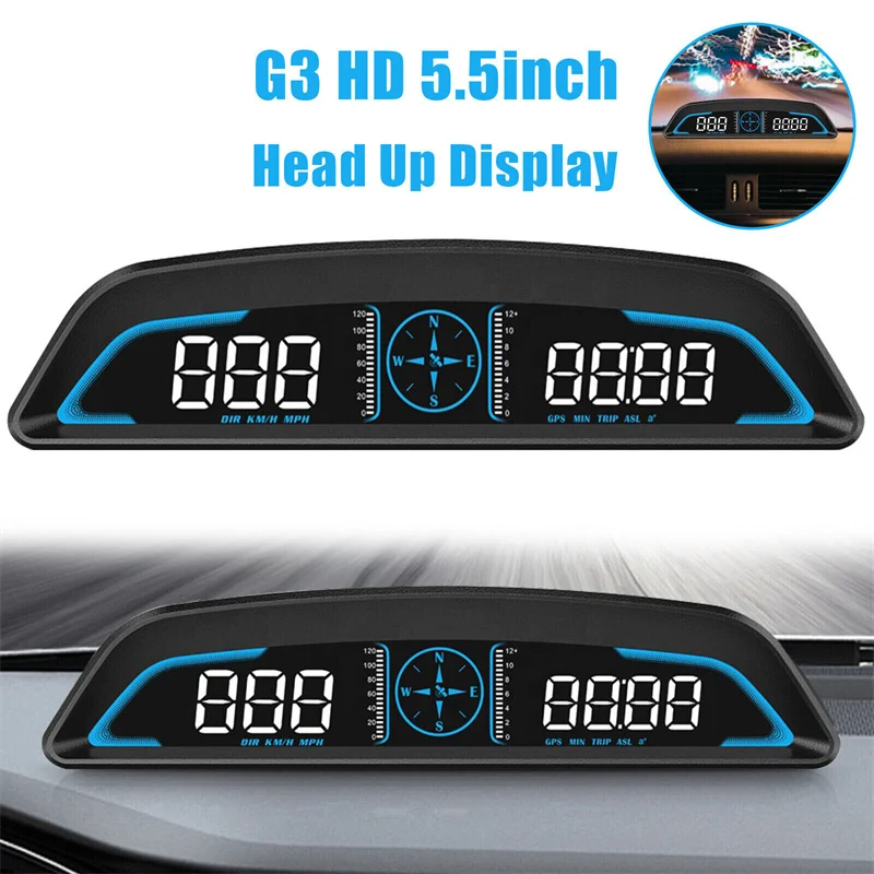 Price Review G3 GPS Car HUD Speedometer Head Up Display Digital Reminder Alarm, Speedometer, Electronics Accessories For All Cars Online Shop