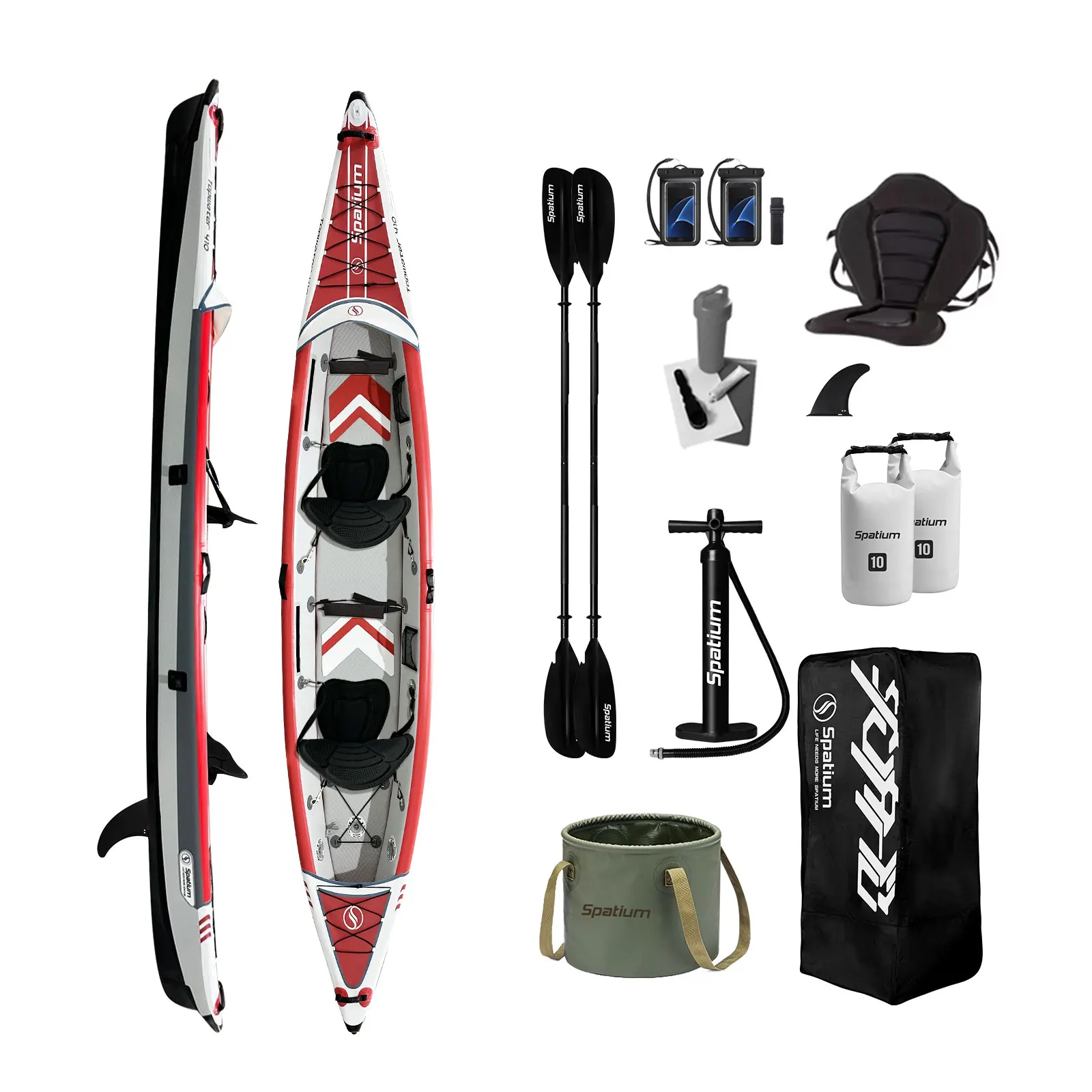 Spatium 1-3 Persons Inflatable Kayak 9