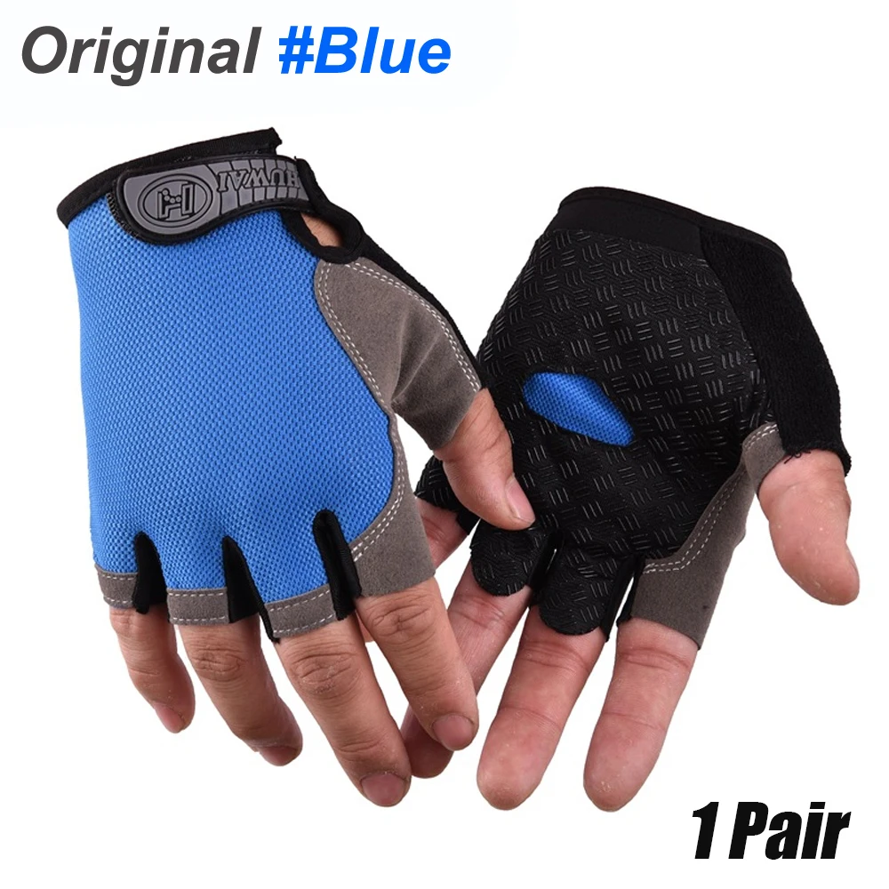 Unisex Anti-Slip Shock-Absorbing Breathable Cycling Gloves