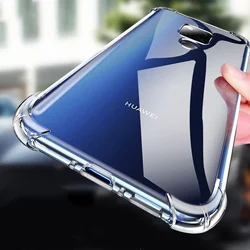 Clear Silicone Shockproof Protective Case for Huawei Mate 20 X (Clear)