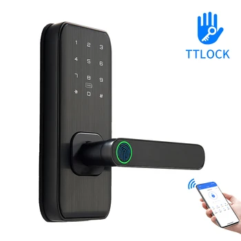 TTLock APP Smart Fingerprint Password RFID Card US Deadbolt Lock 1