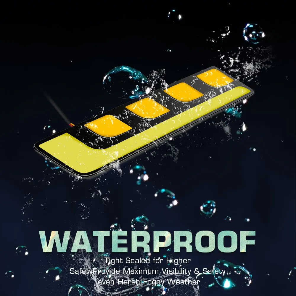 2Pcs �ڵ��� ���� ������� DRL Led COB �ְ� ���� �� ��� �����/ȣ�ڻ� �ڵ� DRL ȸ�� ��ȣ�� �ܺ� �ڵ� �ϱ�