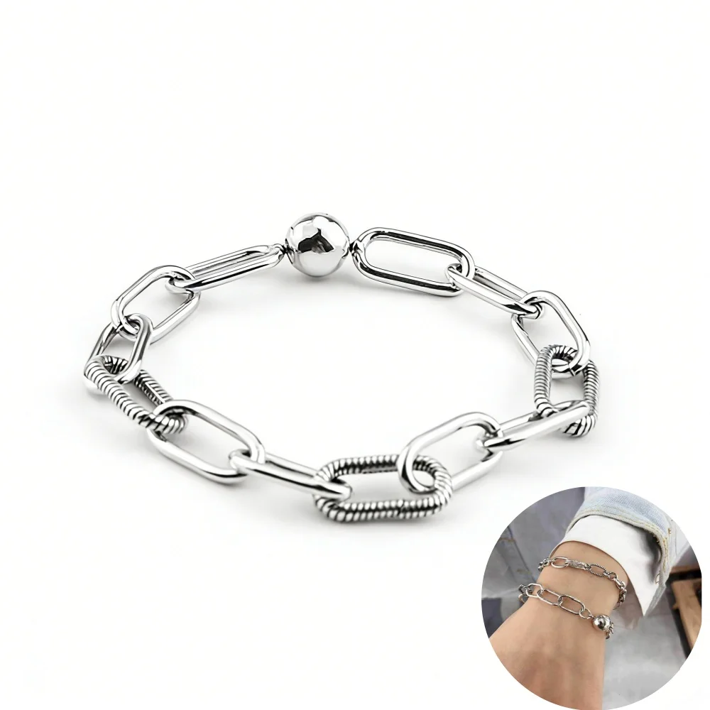 Bracelet with brilliant cubic zirconia