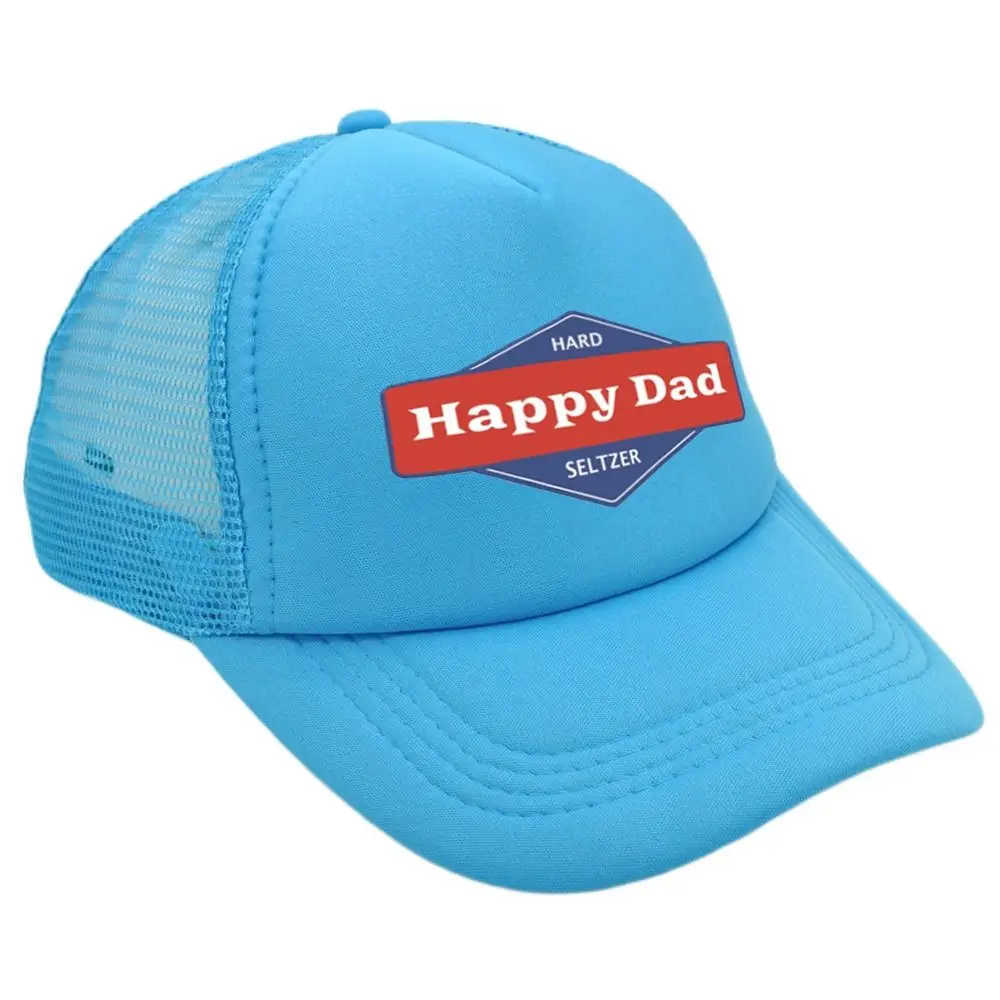 Adjustable Happy Dad Baseball Caps Fashion Vintage Hiphop Embroidery Sun Cap Breathable Sunscreen Hats