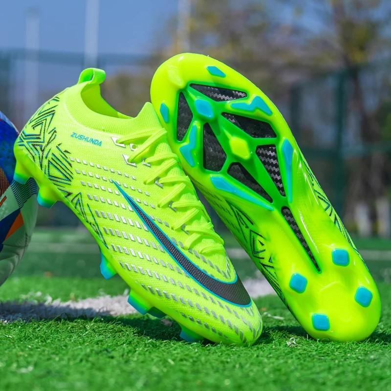 Men's Soccer Shoes TF/FG Non-Slip Turf Soccer Cleats Personalized Design Sport Shoes Casual Sneakers Fashion Football Boot 35-45
